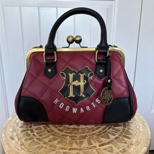 Red & Black Hogwarts Harry Potter Quilted Handbag